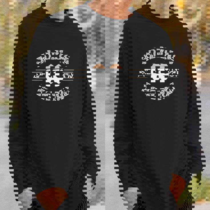 Bad Puns Are How Eye Roll - Funny Bad Puns Sweatshirt Gifts for Him