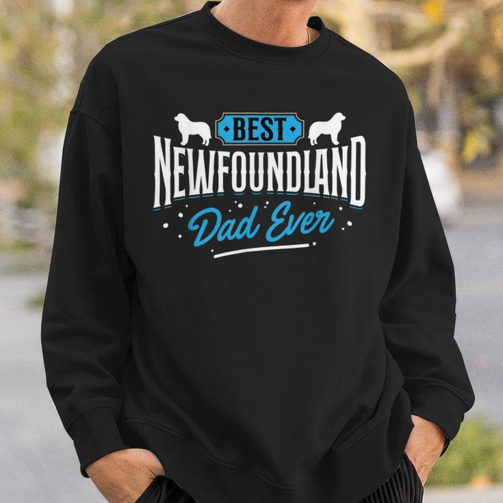 Best Newfoundland Dad Ever - Newfoundland Lover Newfie Owner Sweatshirt Gifts for Him