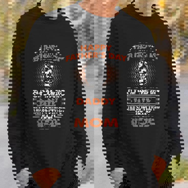 Black Russian Terrier Dog Dad Happy Fathers Day Sweatshirt Gifts for Him