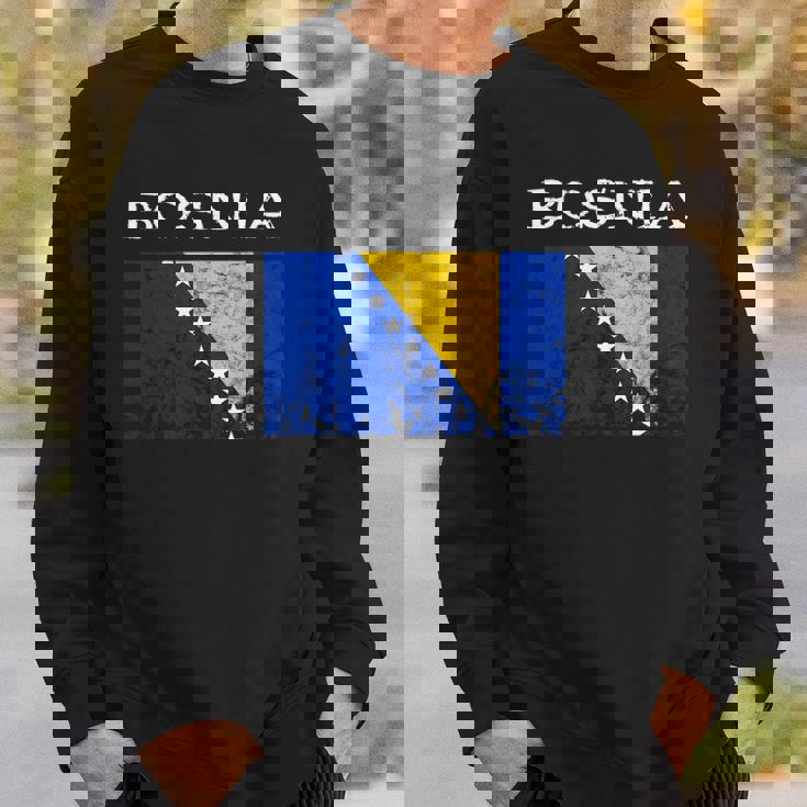 Bosnia-Herzegovina Bosnian Flag Bosnian Pride Bosnian Roots Sweatshirt Gifts for Him