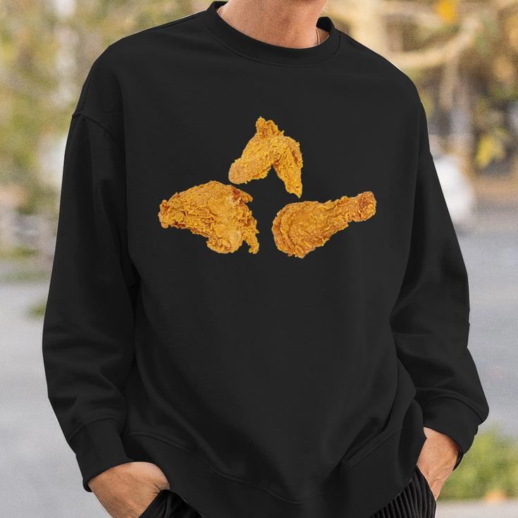 Chicken Wing Costume Halloween Fried Breast Drumsticks Woman Sweatshirt Gifts for Him