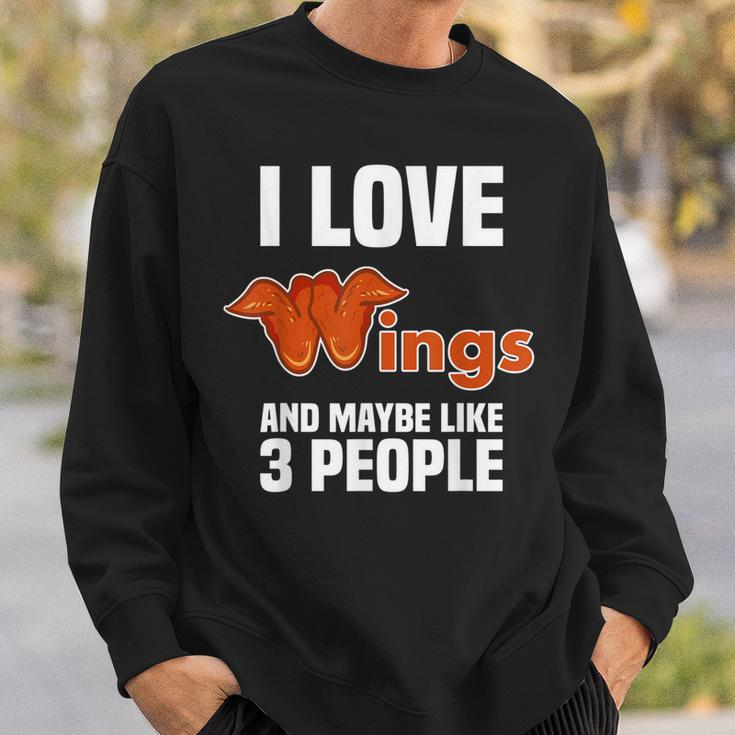 Chicken Wing Sarcastic Fried Chicken Lover Wing Lover Sweatshirt Gifts for Him