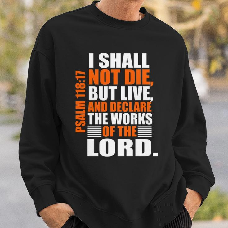 Christerest Psalm 11817 Christian Bible Verse Affirmation Sweatshirt Gifts for Him