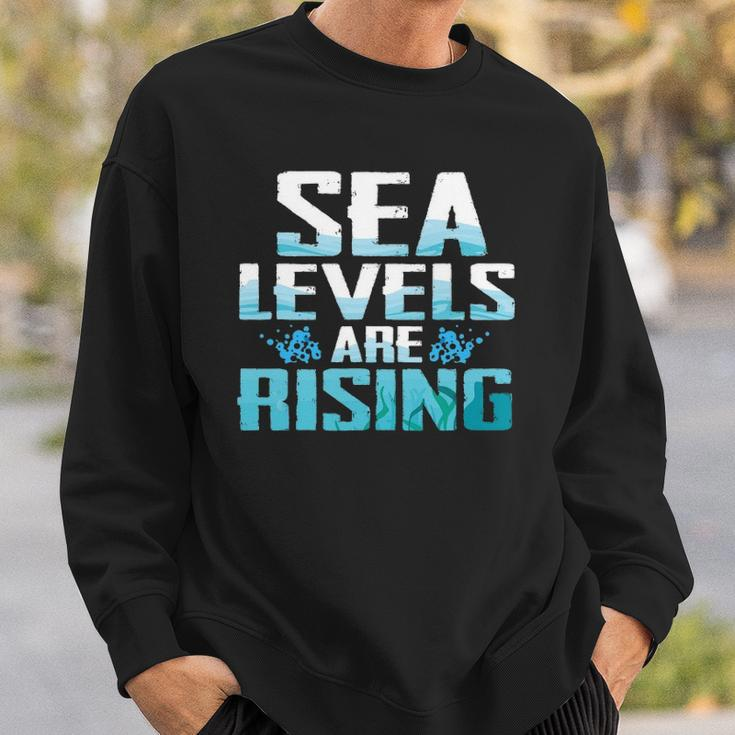 Climate Change Sea Level Rising Gift Sweatshirt Gifts for Him