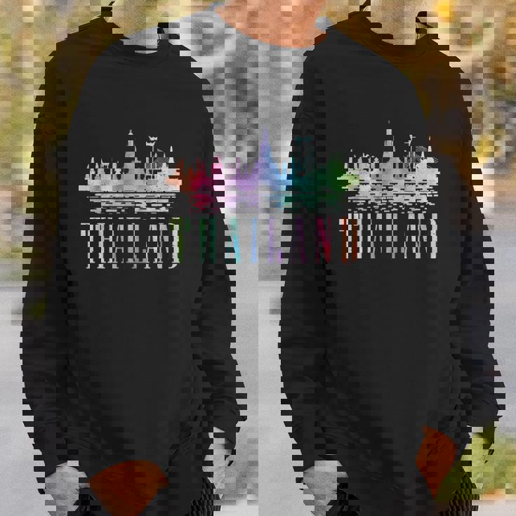 Colorful Thai Kuala Lampur Thailand Sweatshirt Gifts for Him