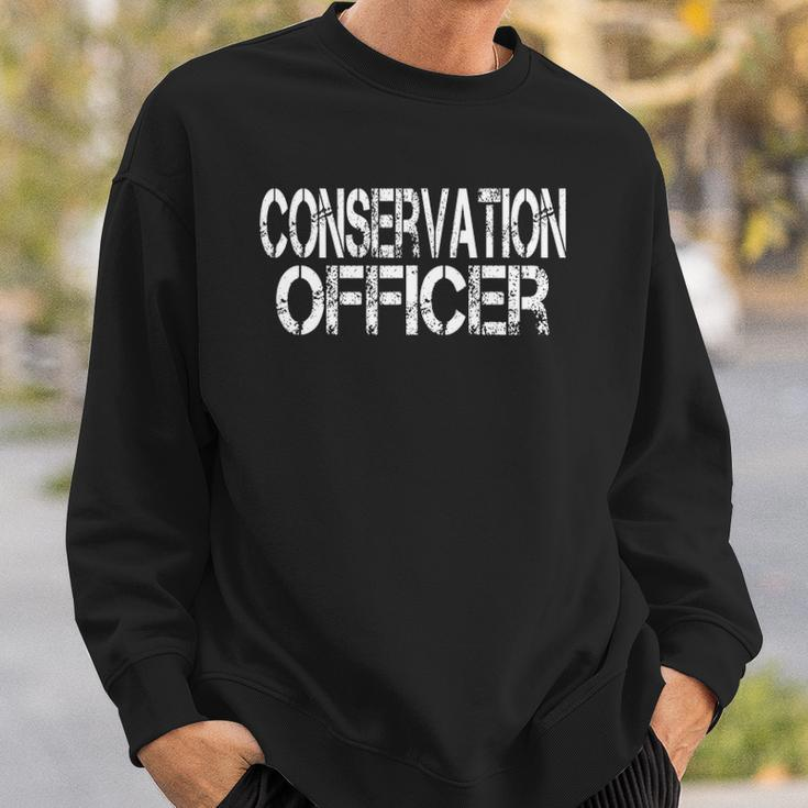 Conservation Officer Vintage Halloween Costume Sweatshirt Gifts for Him