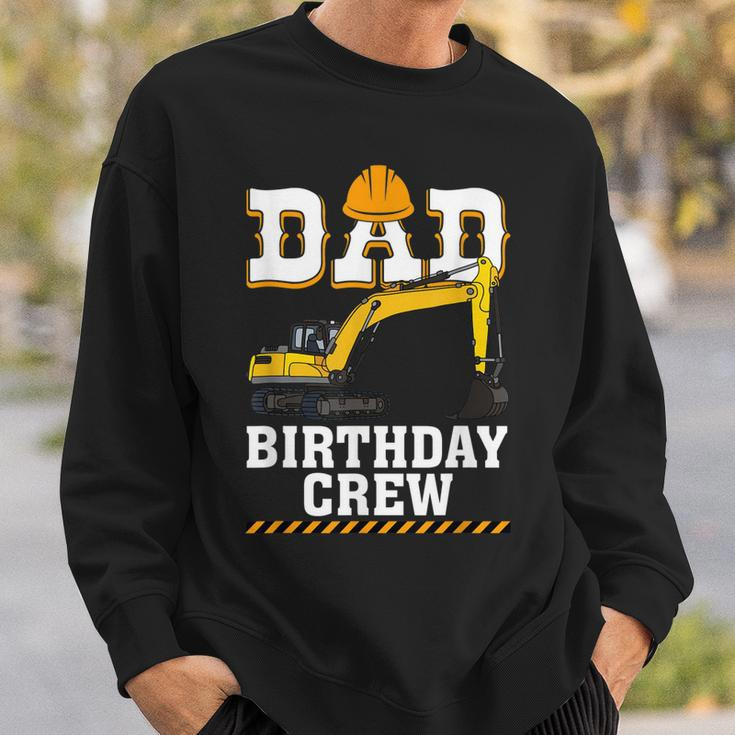 Construction Birthday Party Digger Dad Birthday Crew Sweatshirt Gifts for Him