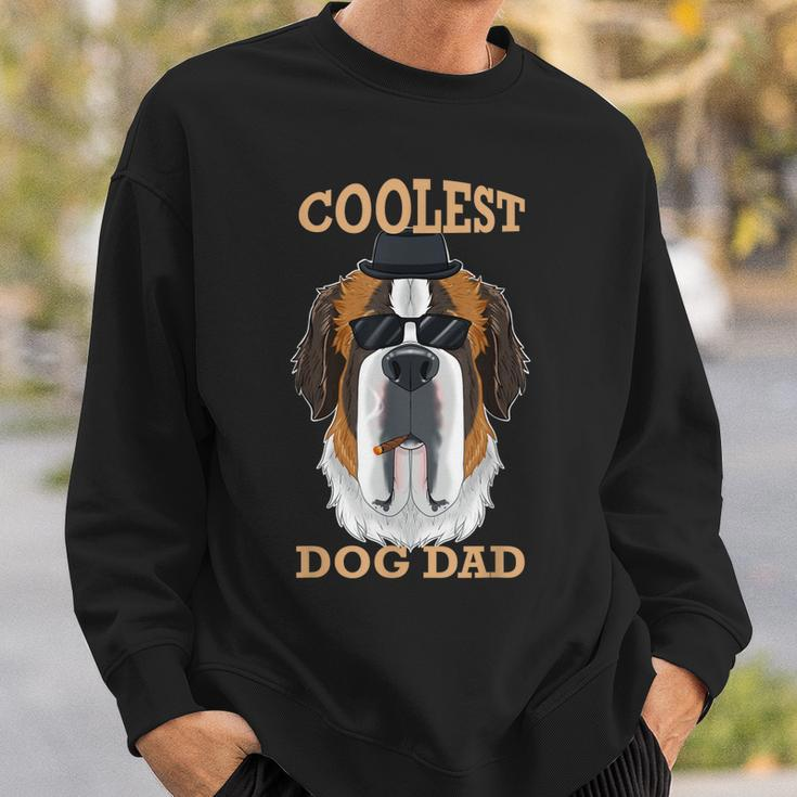 Coolest Dog Dad I Saint Bernard Dad I Saint Bernard Sweatshirt Gifts for Him