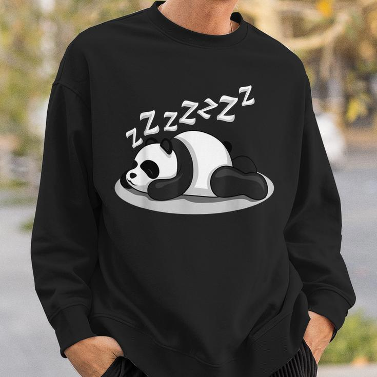 Cute Sleeping Panda Tired Panda Sweatshirt Gifts for Him