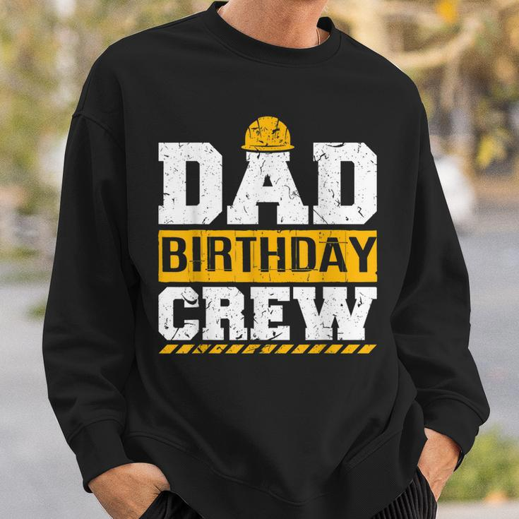 Dad Birthday Crew Construction Birthday Party Supplies Sweatshirt Gifts for Him