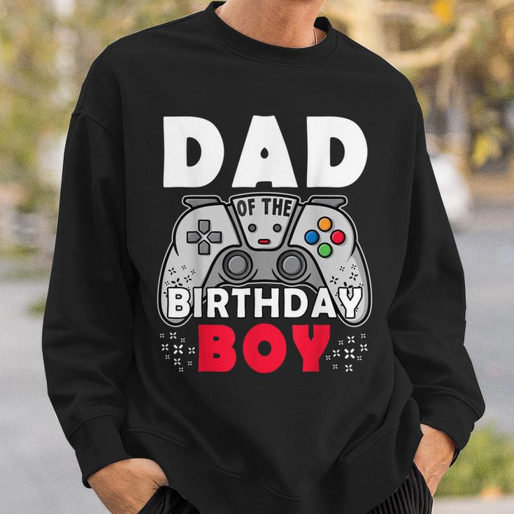 Dad Of Birthday Boy Time To Level Up Video Game Birthday Sweatshirt Gifts for Him