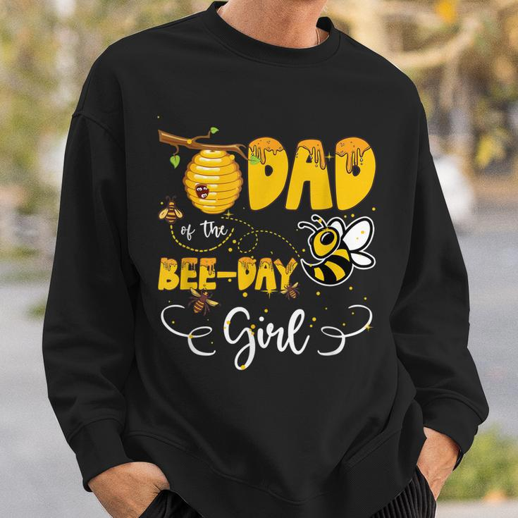 Dad Of The Bee Day Girl Hive Party Birthday Sweet Sweatshirt Gifts for Him