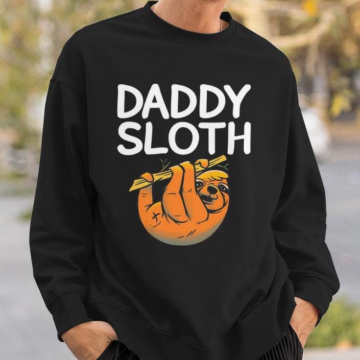 Daddy Sloth Lazy Cute Sloth Father Dad Sweatshirt Gifts for Him