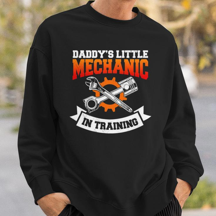 Daddys Little Mechanic In Training Automotive Technician Sweatshirt Gifts for Him