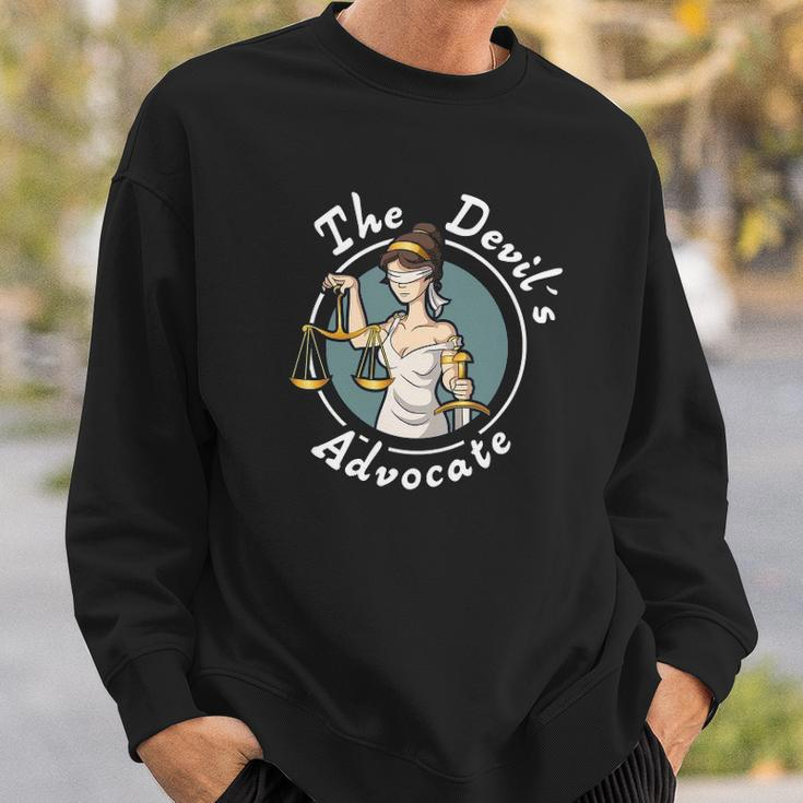 Devil´S Advocate Gift For Law Students & Lawyers Or Halloween Sweatshirt Gifts for Him