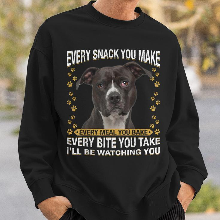 Every Snack You Make Funny American Pit Bull Terrier Lovers Sweatshirt Gifts for Him