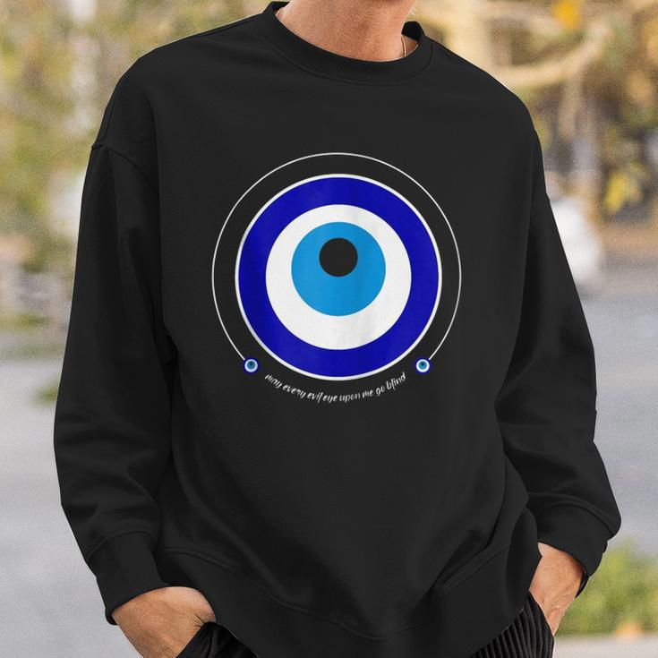 Evil Eye Greek Nazar May Every Evil Eye Upon You Go Blind Zip Sweatshirt Gifts for Him
