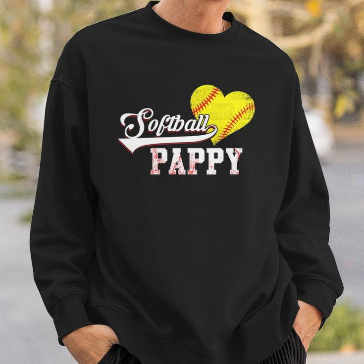 Family Softball Player Gifts Softball Pappy Sweatshirt Gifts for Him
