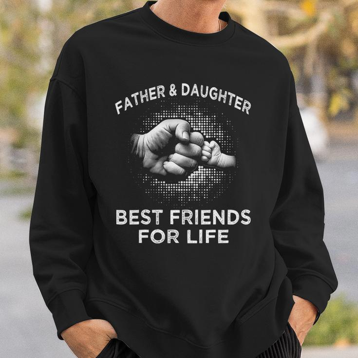 Fathers Day - Father Daughter Friends Fist Bump Sweatshirt Gifts for Him