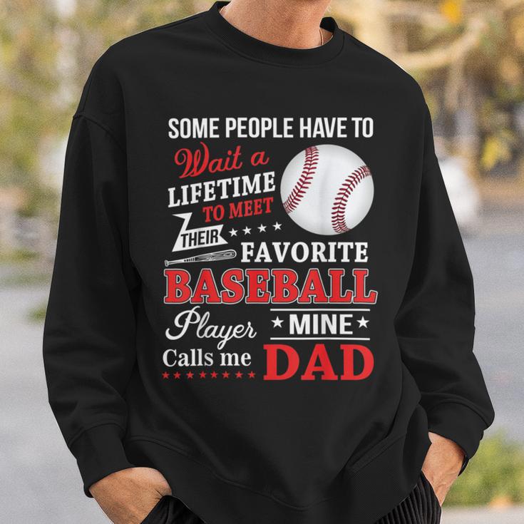 Favorite Baseball Player Calls Me Dad V3 Sweatshirt Gifts for Him