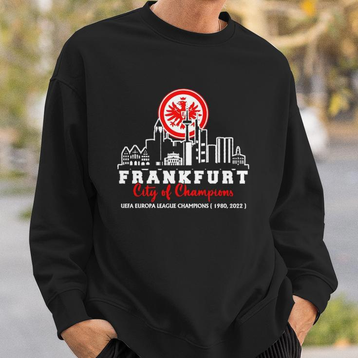 Frankfurt City Of Champion Uefa Europa League Champions Sweatshirt Gifts for Him