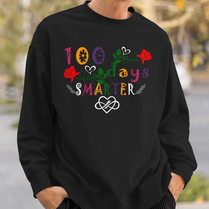 Funny 100 Days Smarter Shirt Happy 100Th Day Of School Gifts Sweatshirt Gifts for Him