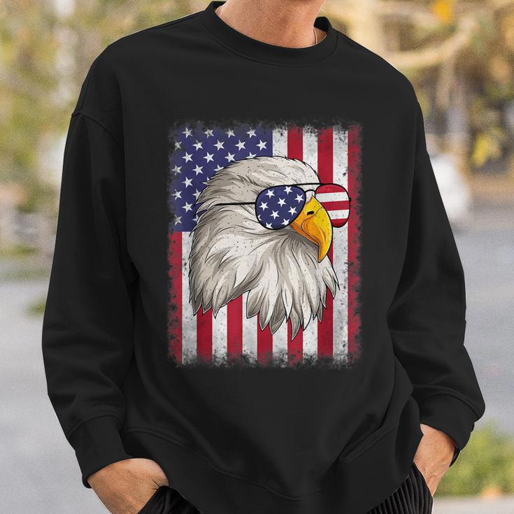 Funny 4Th Of July Usa Flag American Patriotic Eagle Sweatshirt Gifts for Him