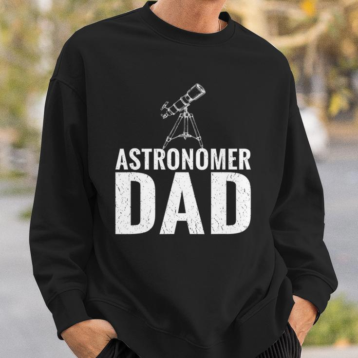 Funny Distressed Retro Vintage Telescope Star Astronomy Sweatshirt Gifts for Him
