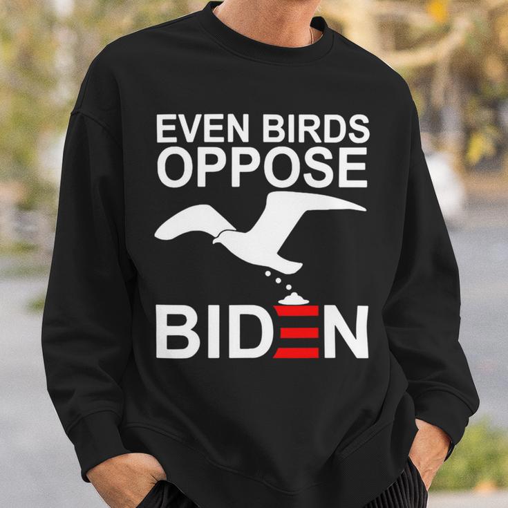 Funny Even Birds Oppose Biden Sweatshirt Gifts for Him