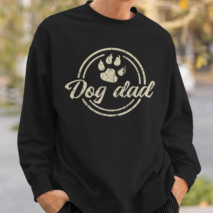 Funny Father Design Cool Fathers Day For Lovers Dog Father Sweatshirt Gifts for Him