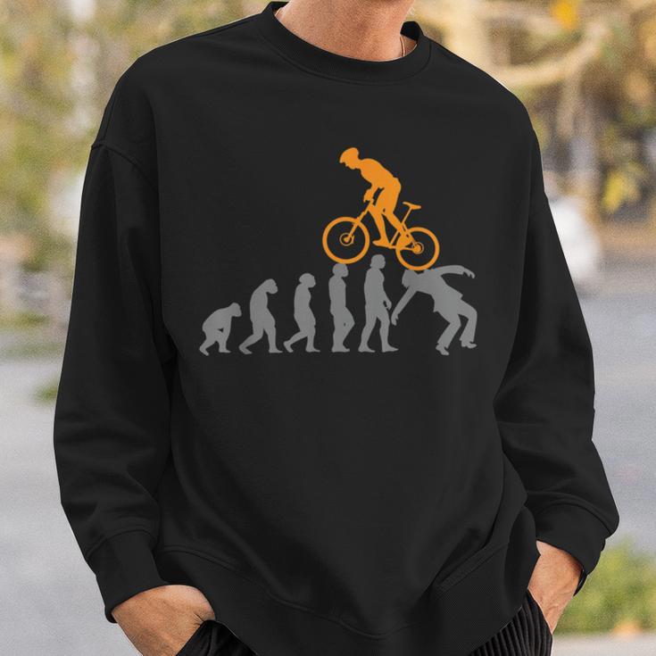 Funny Mountain Bike Evolution Biker Best Sweatshirt Gifts for Him