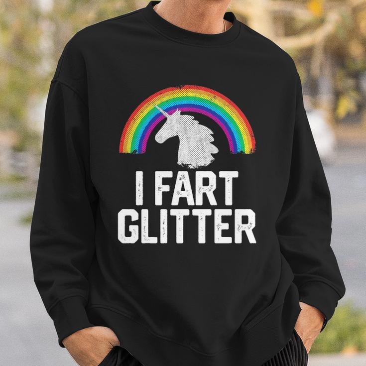 Funny Unicorn Rainbow Retro Gay Pride Lgbtq Mens Womens Sweatshirt Gifts for Him