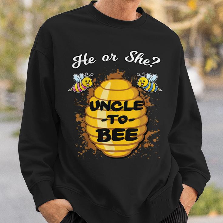 Gender Reveal He Or She Uncle To Bee Sweatshirt Gifts for Him