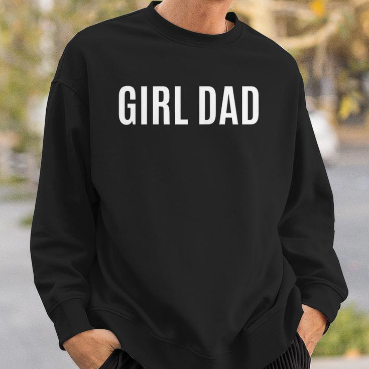 Girl Dad Fathers Day Gift From Daughter Baby Girl Raglan Baseball Tee Sweatshirt Gifts for Him