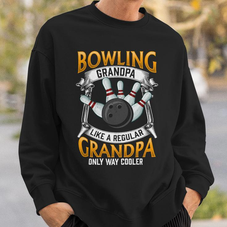 Grandfather Cool Grandad Bowler 416 Bowling Bowler Sweatshirt Gifts for Him