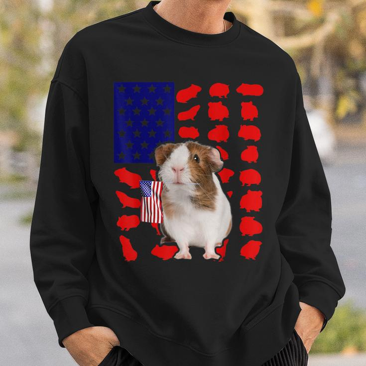 Guinea Pig American Flag 4Th Of July Lover Usa Patriotic Sweatshirt Gifts for Him