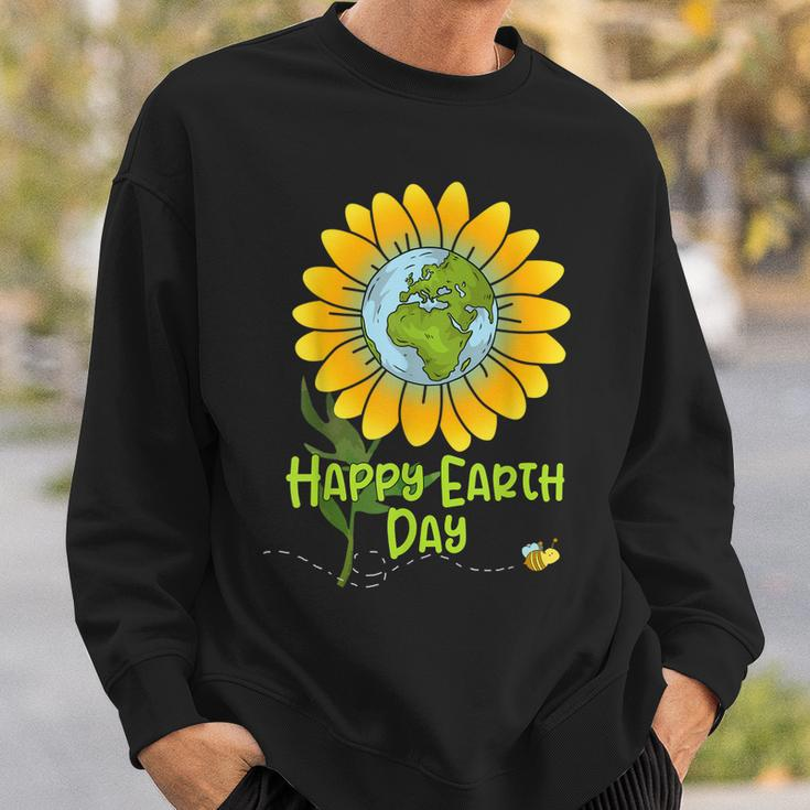Happy Earth Day Every Day Sunflower Kids Teachers Earth Day Sweatshirt Gifts for Him
