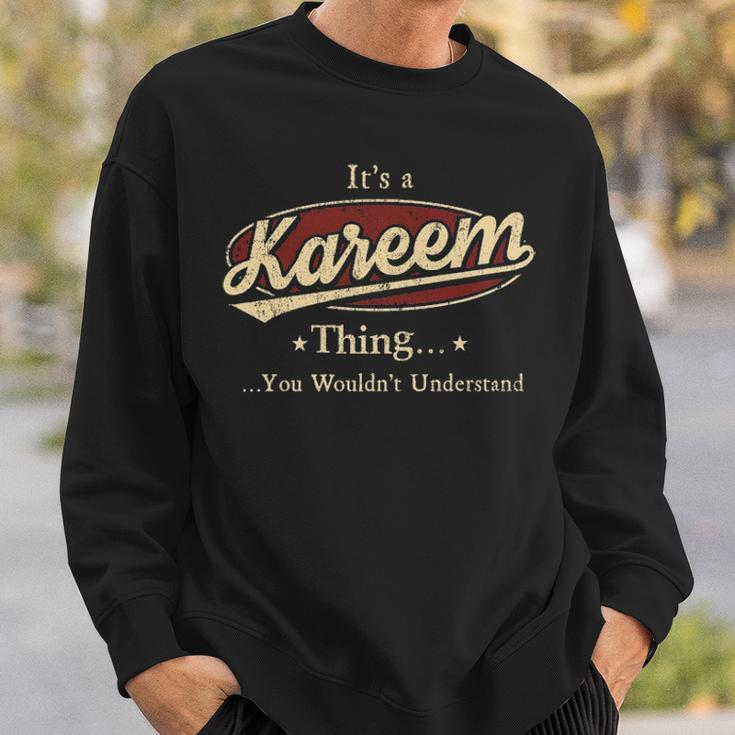 Its A Kareem Thing You Wouldnt Understand Shirt Personalized Name GiftsShirt Shirts With Name Printed Kareem Sweatshirt Gifts for Him