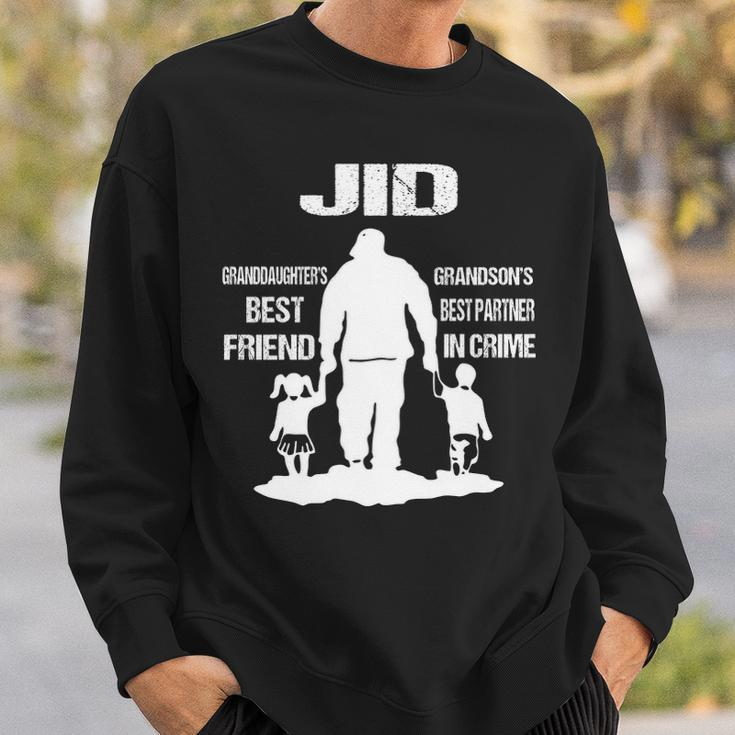 Jid Grandpa Gift Jid Best Friend Best Partner In Crime Sweatshirt Gifts for Him
