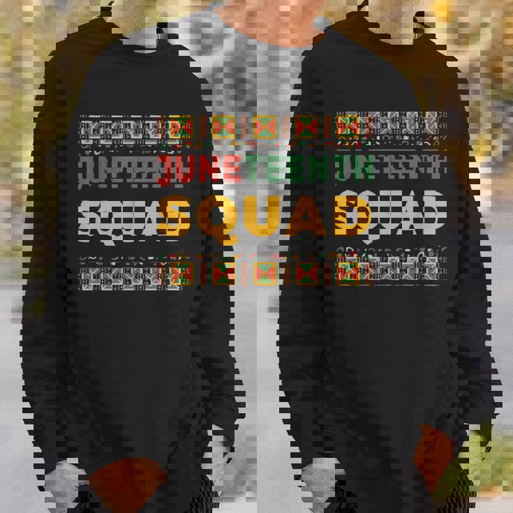 Junenth Squad Men Women & Kids Boys Girls & Toddler Sweatshirt Gifts for Him Junenth Squad Men Women & Kids Boys Girls & Toddler Sweatshirt Gifts for Him