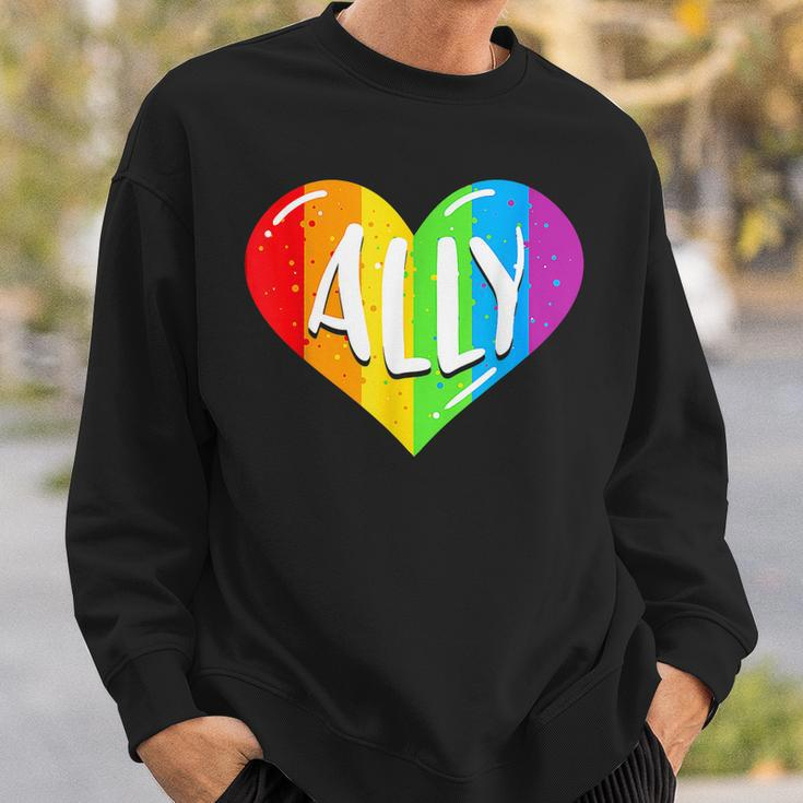 Lgbtq Ally For Gay Pride Men Women Children Sweatshirt Gifts for Him
