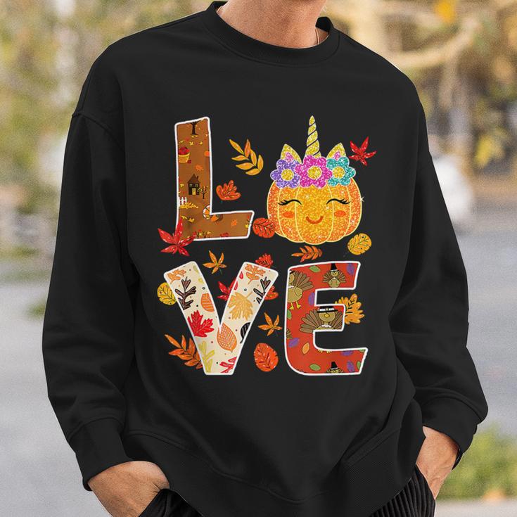 Love Unicorn Turkey Thanksgiving Happy 15 Shirt Sweatshirt Gifts for Him