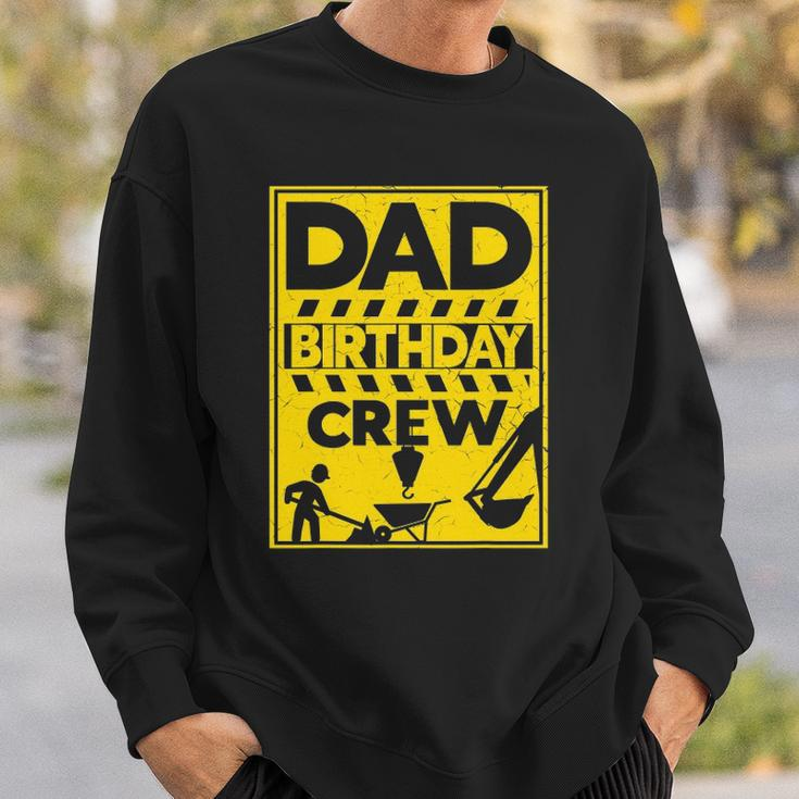 Mens Dad Birthday Crew Construction Birthday Sweatshirt Gifts for Him