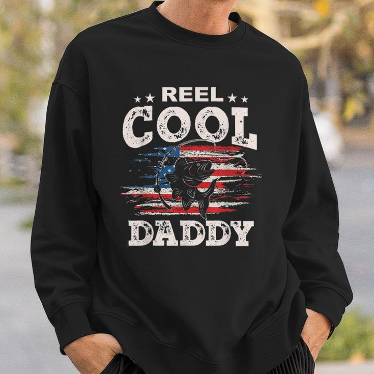 Mens Gift For Fathers Day Tee - Fishing Reel Cool Daddy Sweatshirt Gifts for Him