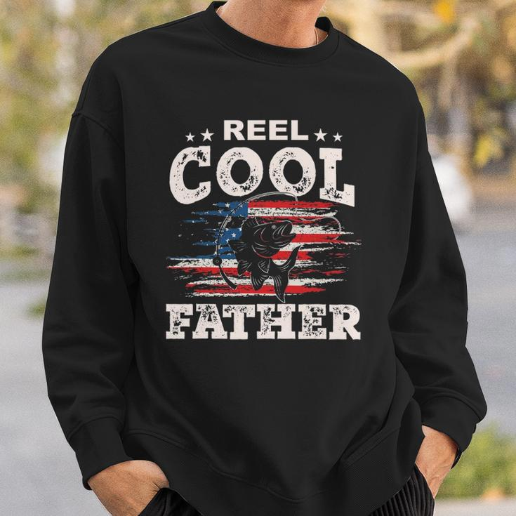 Mens Gift For Fathers Day Tee - Fishing Reel Cool Father Sweatshirt Gifts for Him