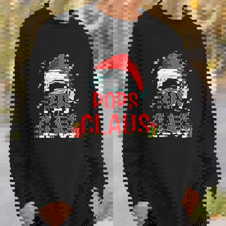 Mens Pops Claus Group Gifts Matching Family Christmas Sweatshirt Gifts for Him