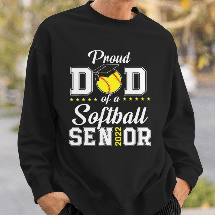Mens Proud Dad Of A Softball Senior 2022 Funny Class Of 2022 Gift Sweatshirt Gifts for Him