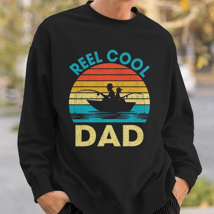 Mens Reel Cool Dad Fathers Day Gift For Fishing Dad Grandpa Sweatshirt Gifts for Him