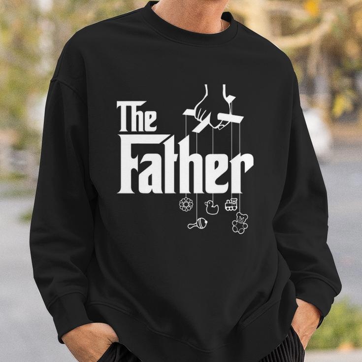 Mens The Father First Time Fathers Day New Dad Gift Sweatshirt Gifts for Him
