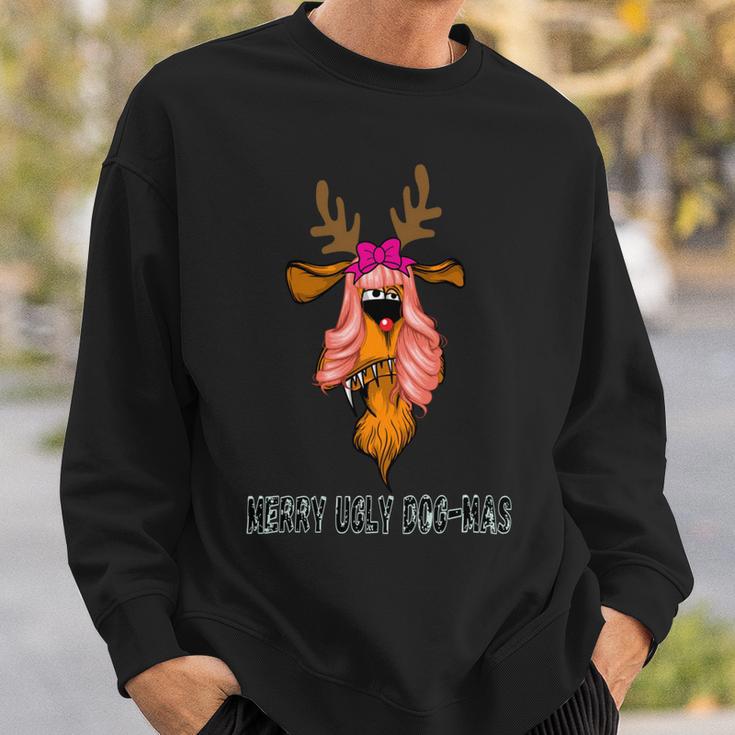 Merry Ugly Dog - Mas Sweatshirt Gifts for Him